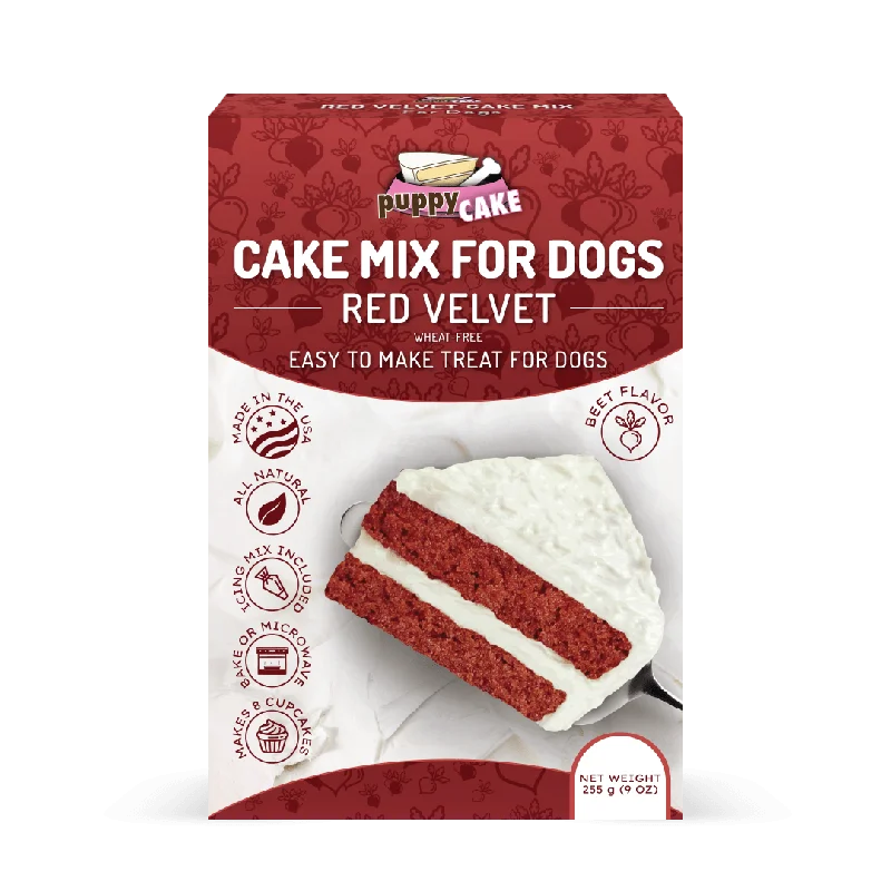 Puppy Cake Mix - Red Velvet Wheat-Free (9 oz)