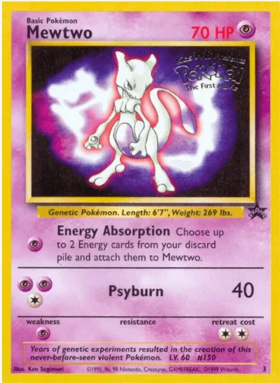 Mewtwo (Movie Promo) - WoTC Promo #03/53 (Moderately Played)