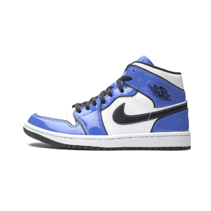 Jordan 1 Mid Signal Blue