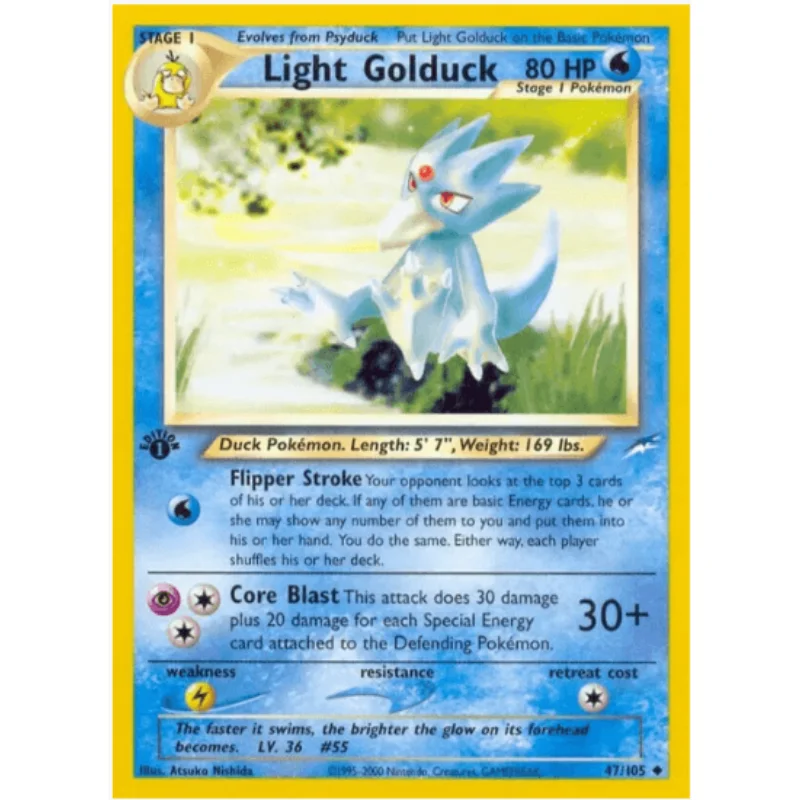 1st edition Light Golduck - Neo Destiny #047/105 (Lightly Played)