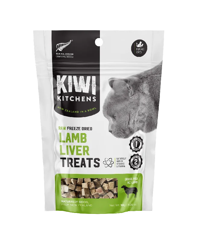 Kiwi Kitchens Raw Freeze Dried Cat Treats - Lamb Liver