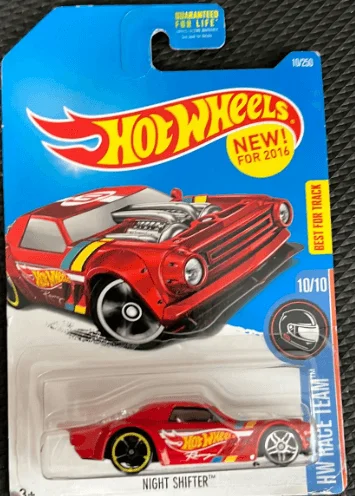 Hot Wheels 2016 10/10 Night Shifter Red #10/250