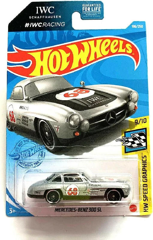 Hot Wheels Mercedes-Benz 300 SL - HW Speed Graphics 9/10 [Silver] 196/250