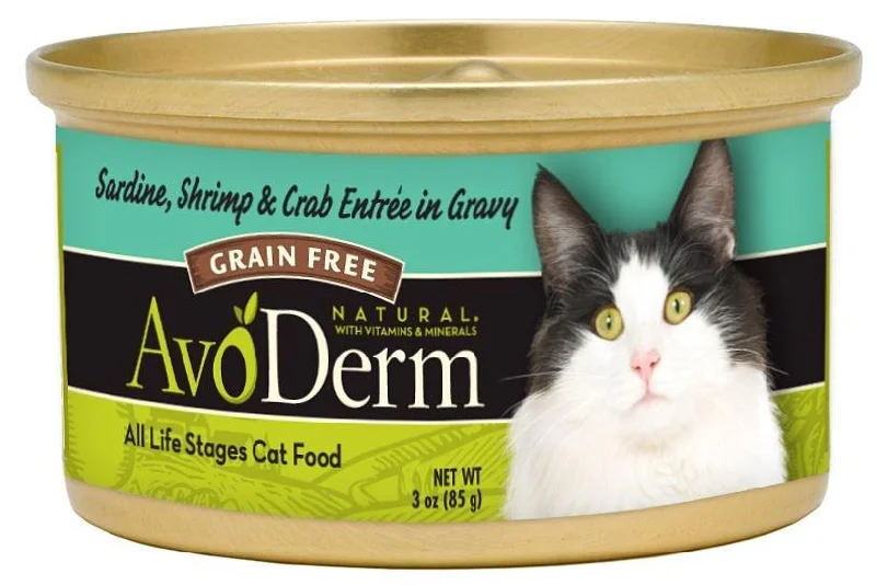 Avoderm Sardine, Shrimp, & Crab Entrée In Gravy Cat Food