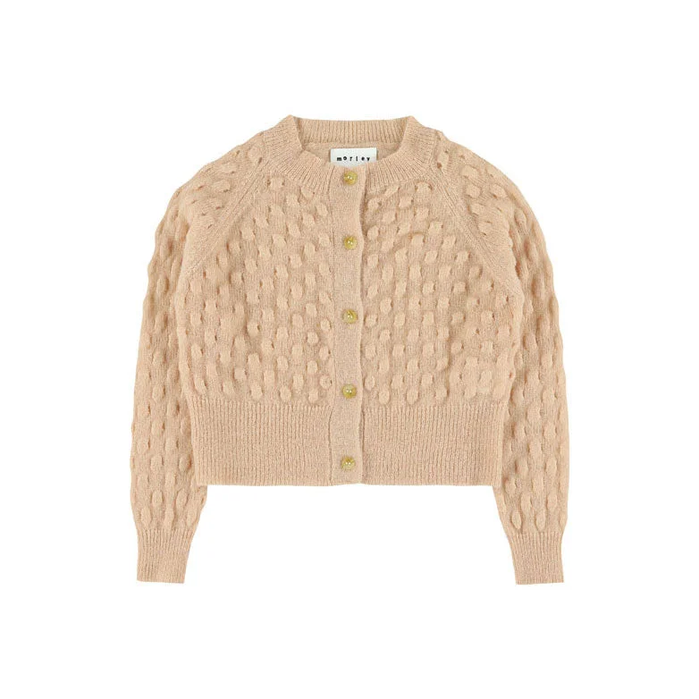 Morley Blush Cropped Cardigan