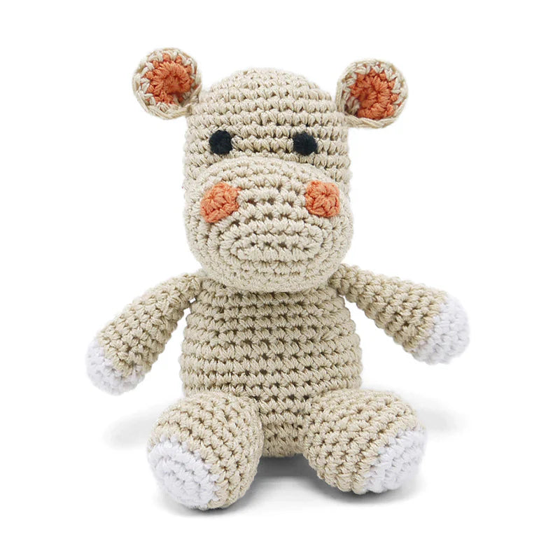 Dogo Pet Hippo Crochet Dog Toy