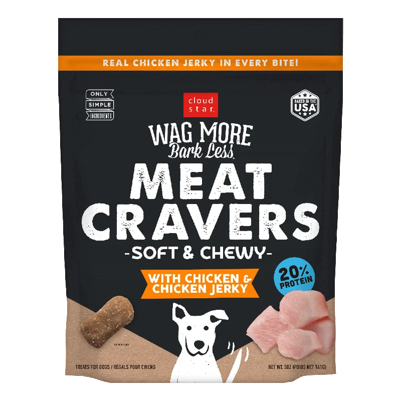 Cloud Star Wag More Bark Less Meat Cravers Soft & Chewy Chicken