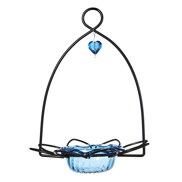 Birds Choice Bluebird Feeder Flower Shape for Mealworms and Dried Fruit