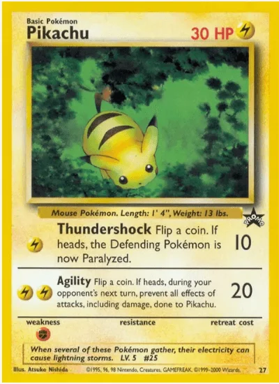 Pikachu - WoTC Promo #27/53 (Near Mint)