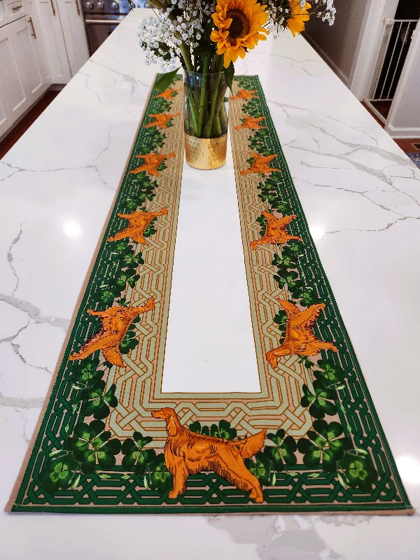 Irish Setter Table Runner