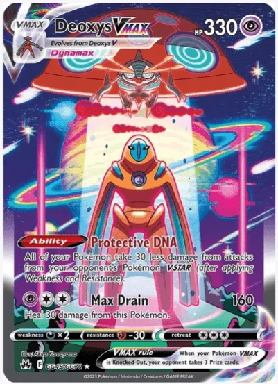 Deoxys VMAX - Crown Zenith: Galarian Gallery #GG45/GG70