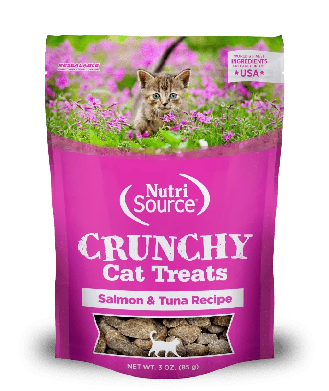 NutriSource® Crunchy Cat Salmon & Tuna Treats