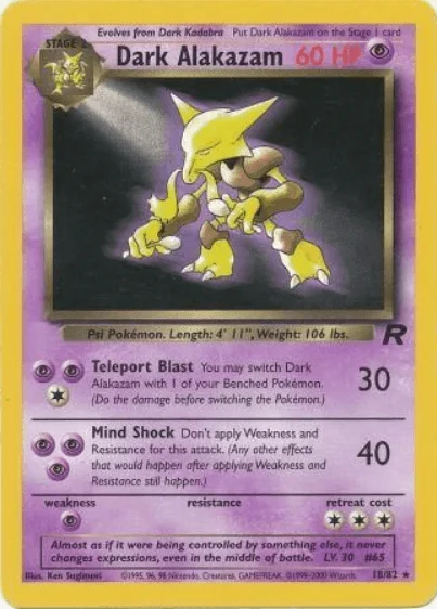 Dark Alakazam - Team Rocket #18/82