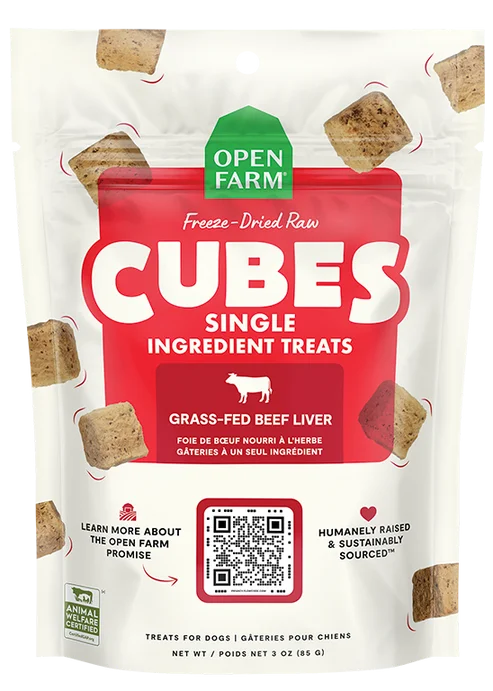 Open Farm Freeze Dried Raw Single Ingredient Beef Liver Treat