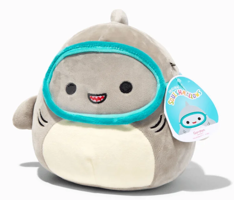 Original Squishmallow Gordon the shark 7.5in