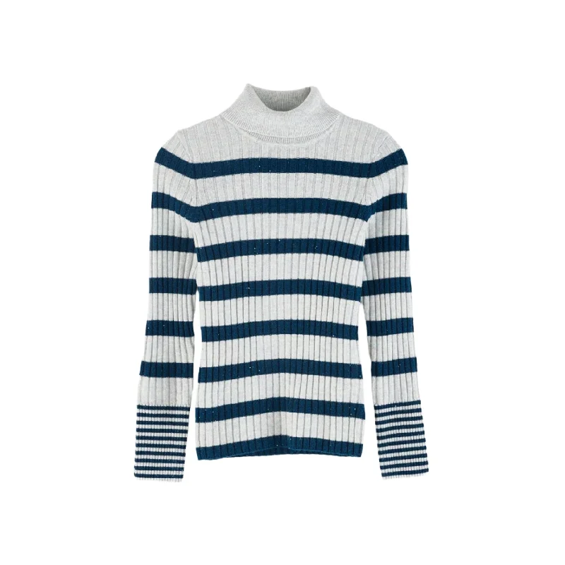 Bellerose Grey Striped Ayre Pullover