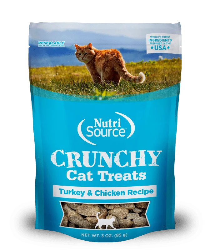 NutriSource® Crunchy Cat Turkey & Chicken Treats