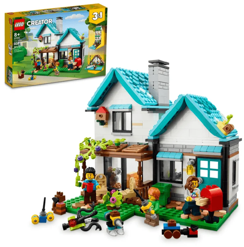 LEGO 3 in 1 Cozy House 31139 Building Set