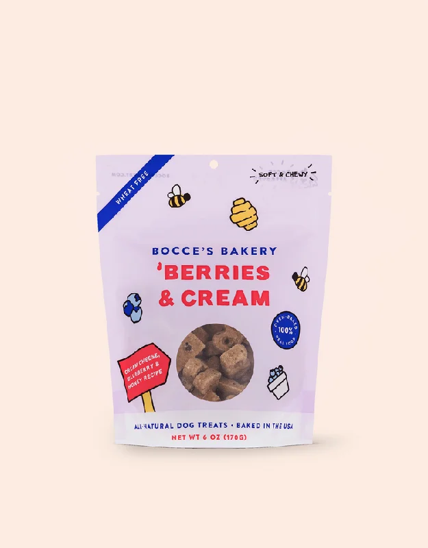 Bocce's Bakery Berries & Cream Soft & Chewy Treats