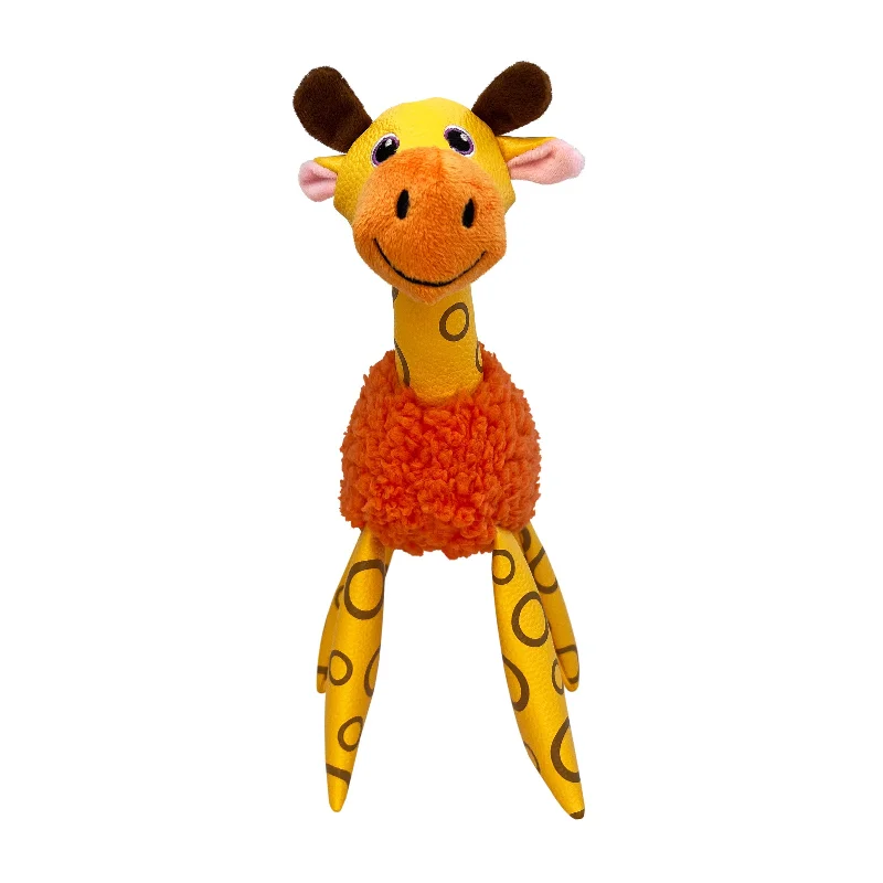 KONG Floofs Shakers Giraffe Dog Toy