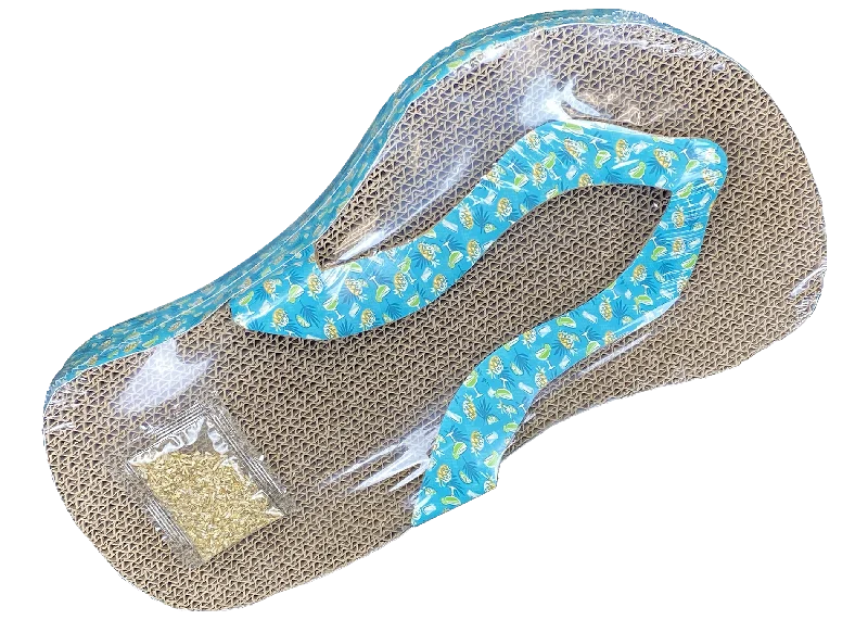 Multipet Margaritaville® Flip Flop Cat Scratcher (16")