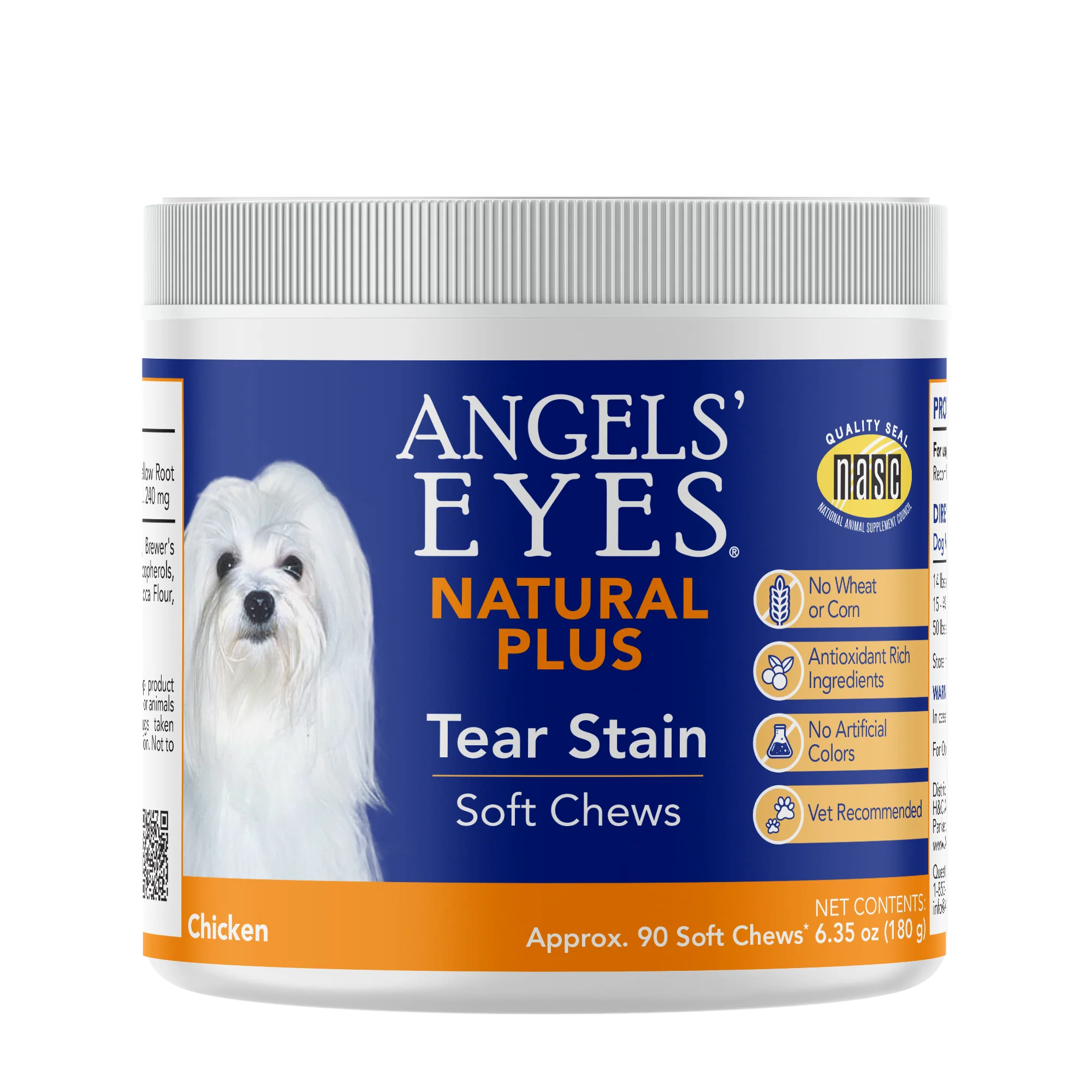 ANGELS EYES CHICKEN SOFT CHEWS FOR TEAR STAINS 90ct