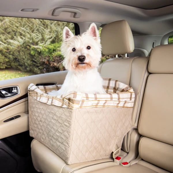 Happy Ride Quilted Dog Safety Seat for Small dogs up to 30lbs