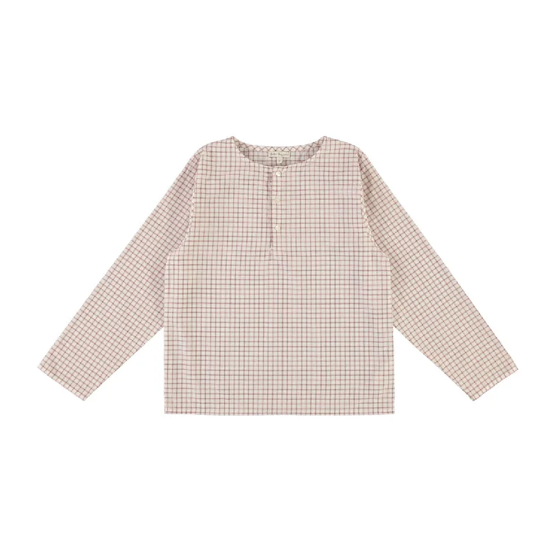 Bebe Organic Pin Check Otis Shirt