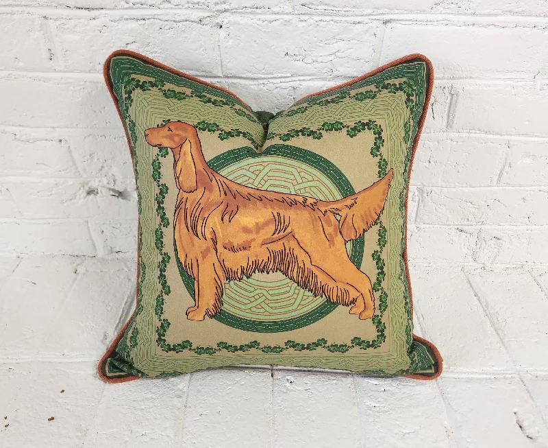 Irish Setter Pillow Cover