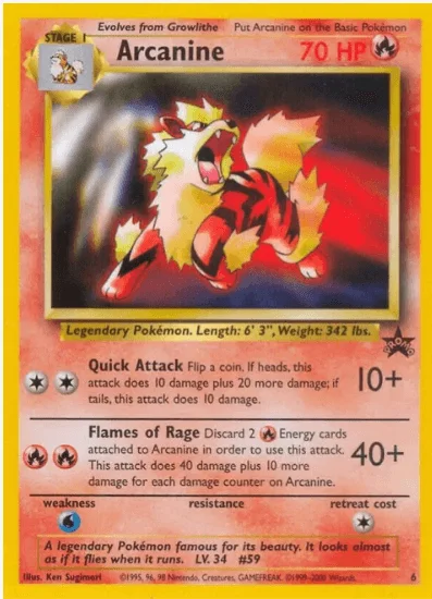 Arcanine - WoTC Promo #06/53 (Near Mint)