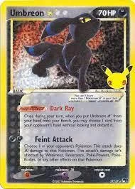 Umbreon Star - Celebrations: Classic Collection #17/17 (Near Mint)