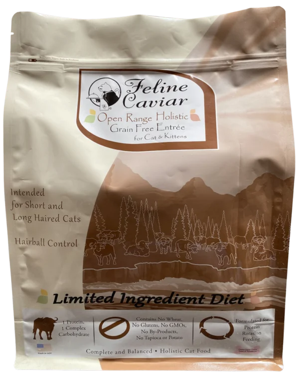 Feline Caviar Open Range Buffalo Grain Free Cat Entrée