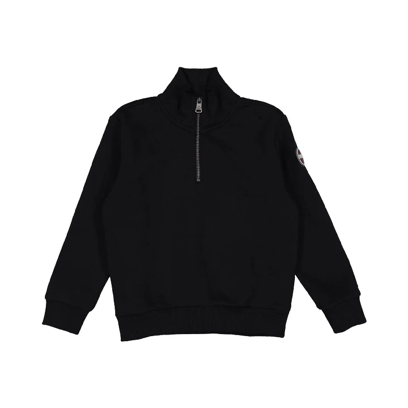 Colmar Black Half  Zip Up Sweatshirt