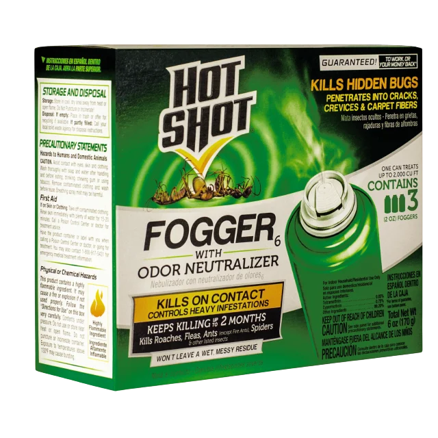 HOT-SHOT FOGGER6 WITH ODOR NEUTRALIZER (3, 2-oz cans)