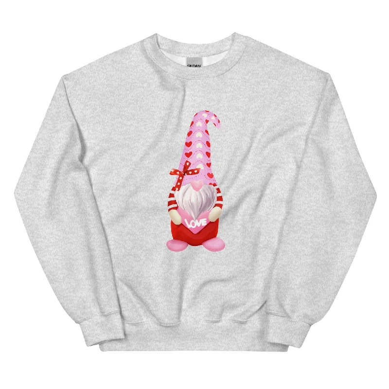 Valentine Gnome Crewneck Sweatshirt