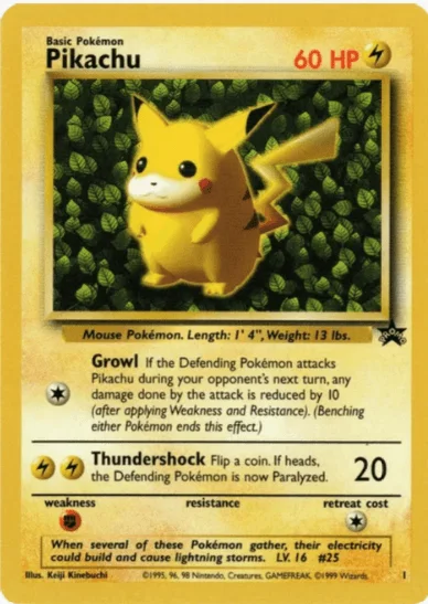 Pikachu - WoTC Promo #01/53 (Lightly Played)