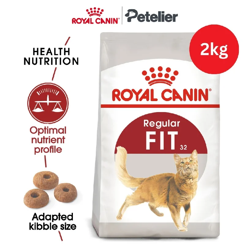 Royal Canin Fit 32 2kg Adult Dry Cat Food - Feline Health Nutrition