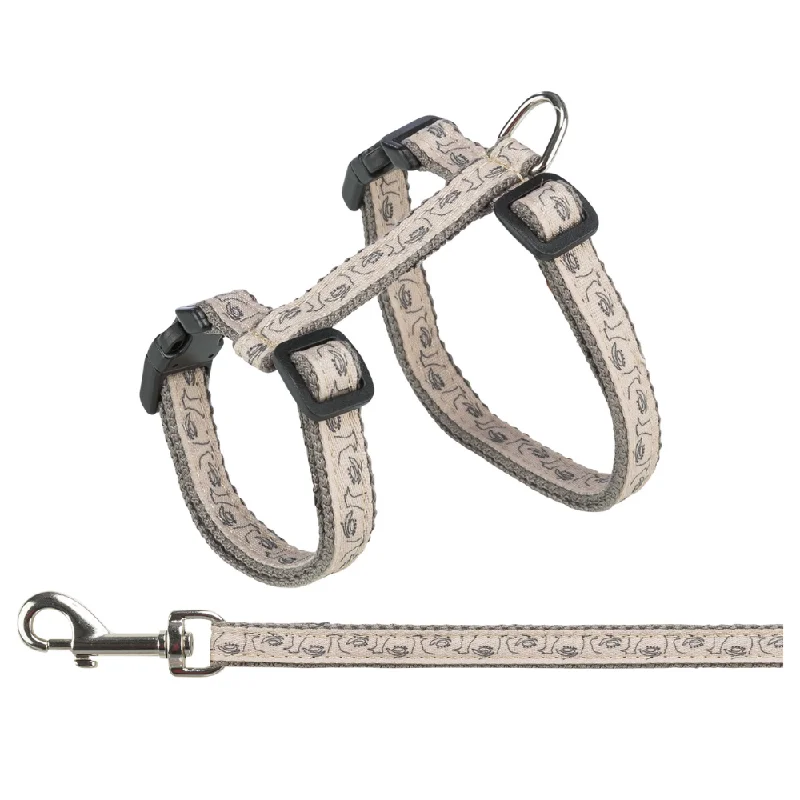 Cat Harness with Lead - Grey