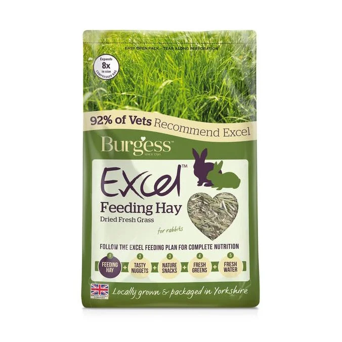 Excel Feeding Hay Dried Fresh Grass 1kg