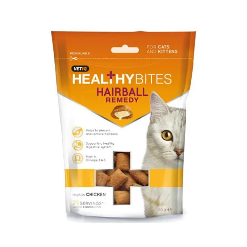 VetIQ Healthy Bites Hairball Remedy for Kittens and Cats